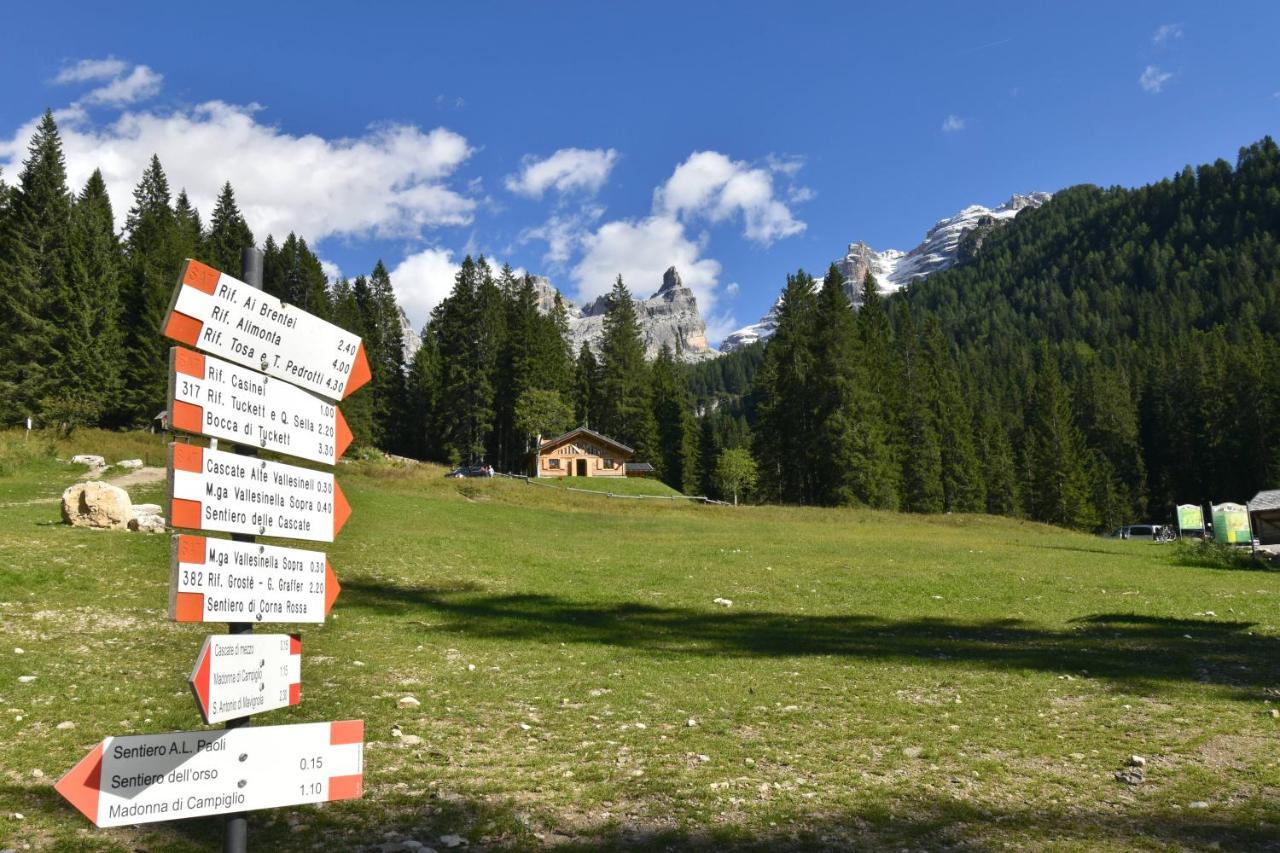 Chalet Brenta Dolomites Madonna Exterior foto